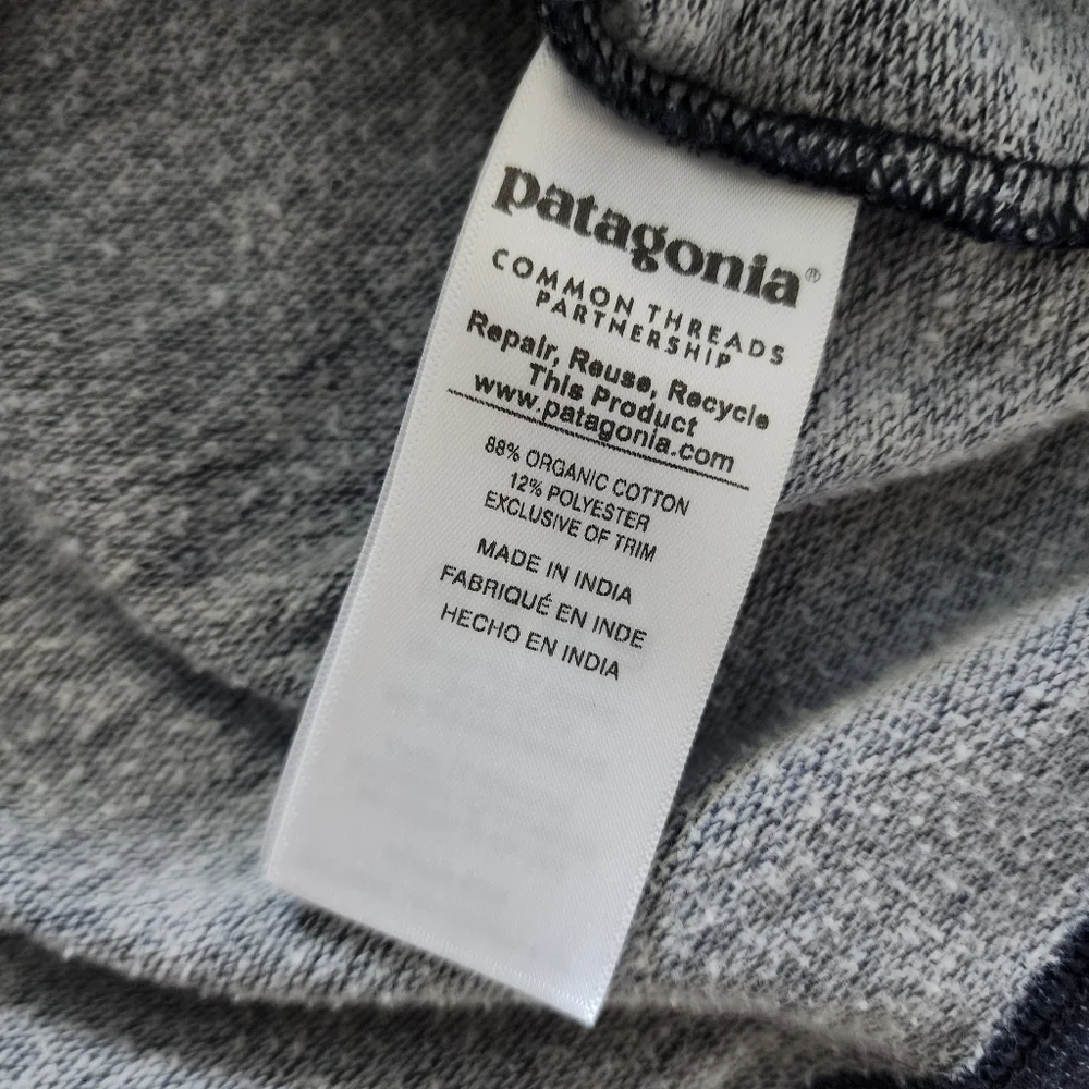 Patagonia Nightfall Fitz Roy Lightweight Crew Sweatshirt, Men's Medium - Navy - Picture 8 of 12